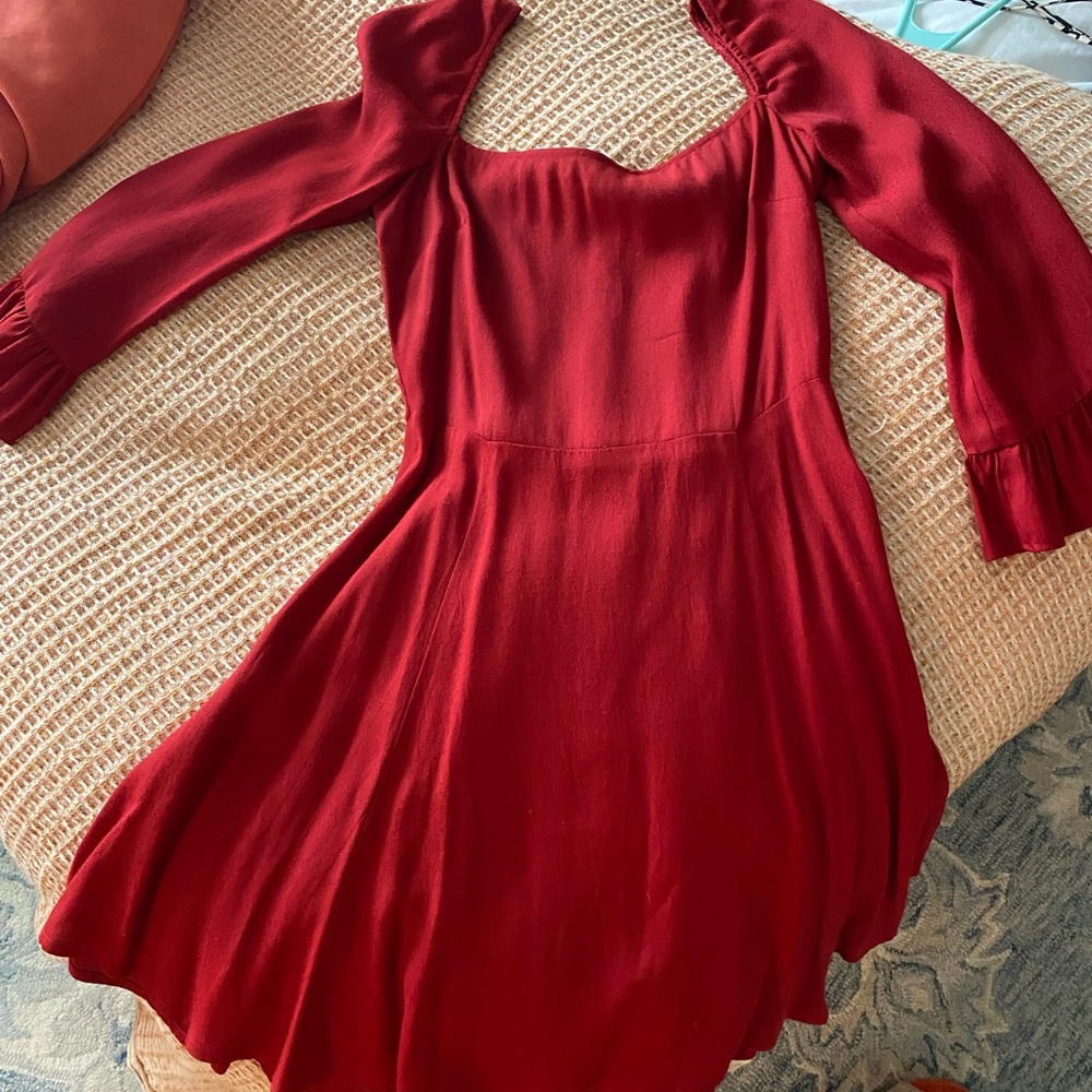 Reformation red dress